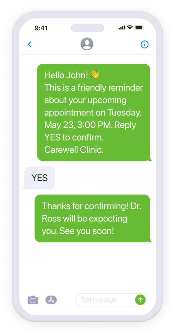 Appointment reminders