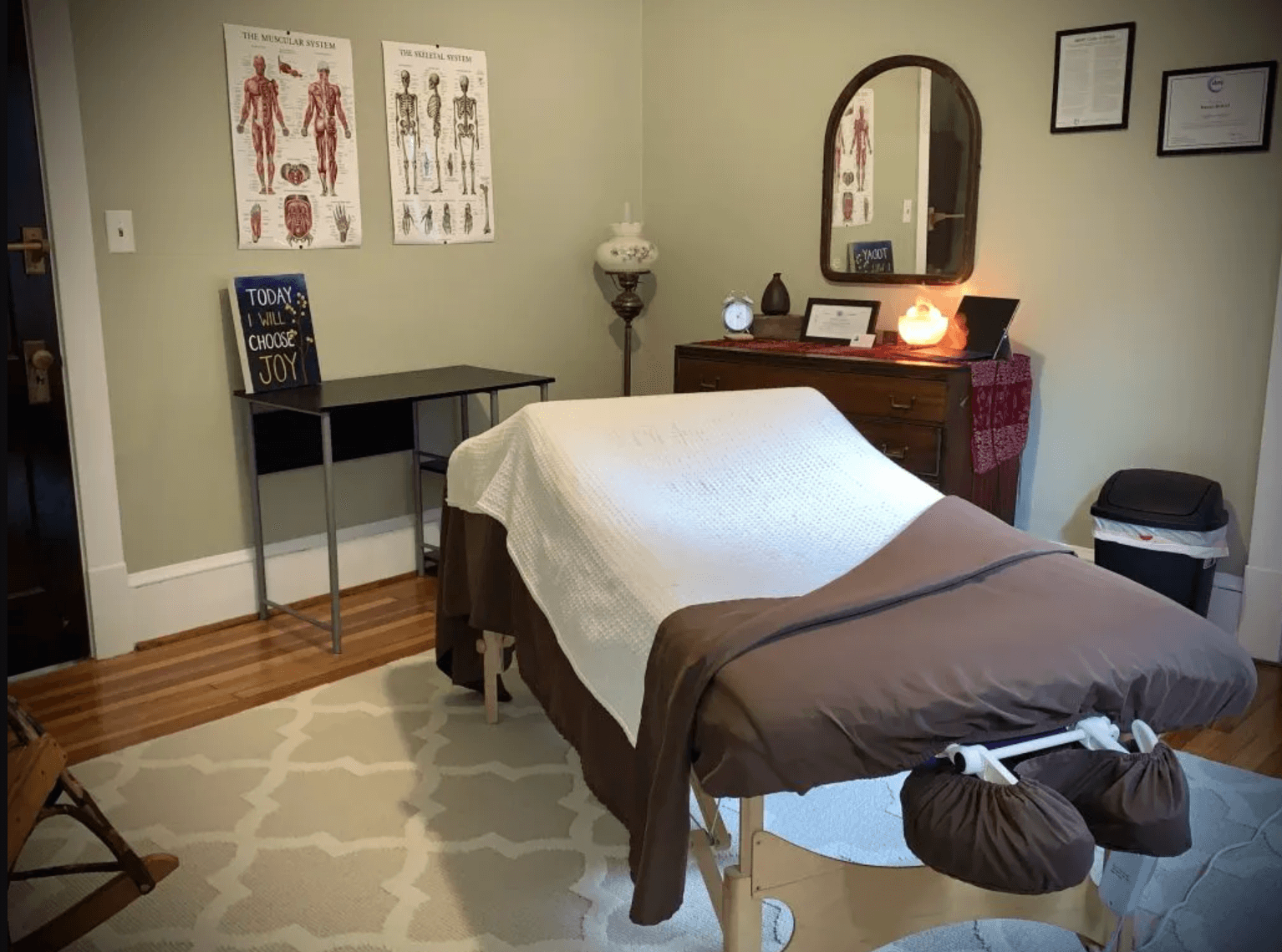 Wellspace massage room