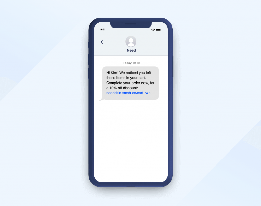 Abandoned cart SMS reminder Black Friday marketing ideas