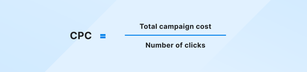 SMS marketing cost per click formula